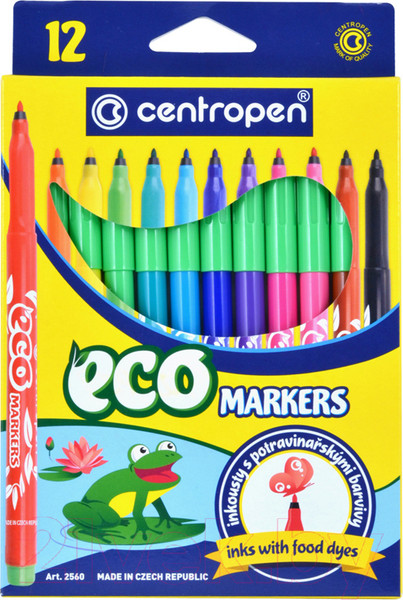 Изображение товара Фломастеры Centropen Eco Markers / 725601201 (12цв)