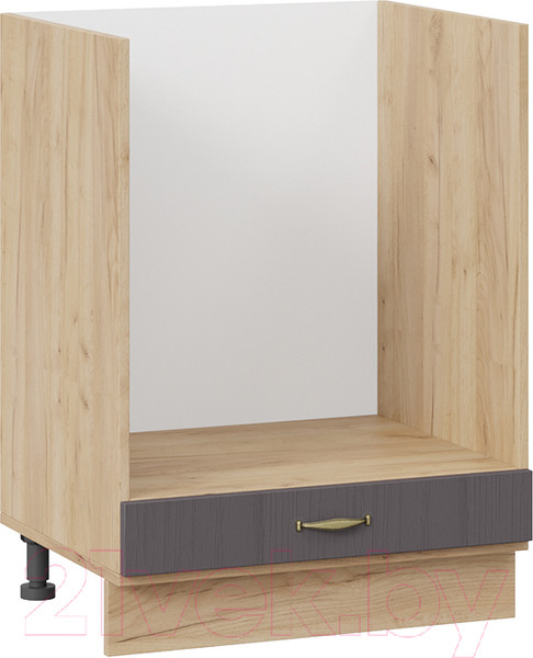 Изображение товара Шкаф под духовку ТриЯ Лина 1Н6Б (дуб крафт золотой/графит)