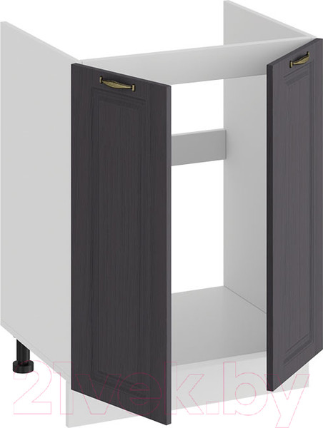 Изображение товара Шкаф под мойку ТриЯ Лина 1Н6М (белый/графит)