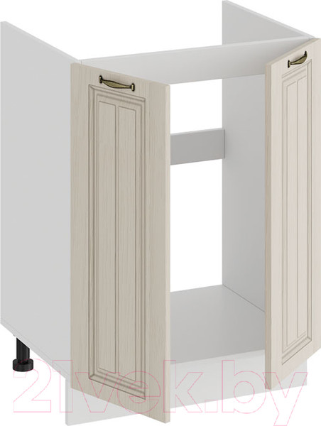 Изображение товара Шкаф под мойку ТриЯ Лина 1Н6М (белый/кремовый)