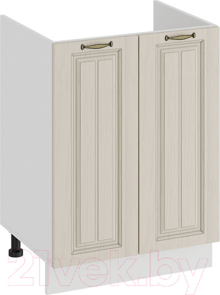 Изображение товара Шкаф под мойку ТриЯ Лина 1Н6М (белый/кремовый)