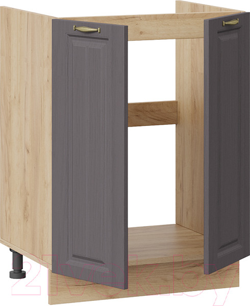 Изображение товара Шкаф под мойку ТриЯ Лина 1Н6М (дуб крафт золотой/графит)