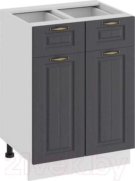 Изображение товара Шкаф-стол кухонный ТриЯ Лина 1Н6Я1 (белый/графит)