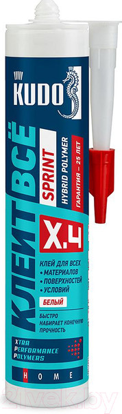 Изображение товара Клей Kudo Клеит все Sprint C автоподачей / KX-4W (280мл, белый)