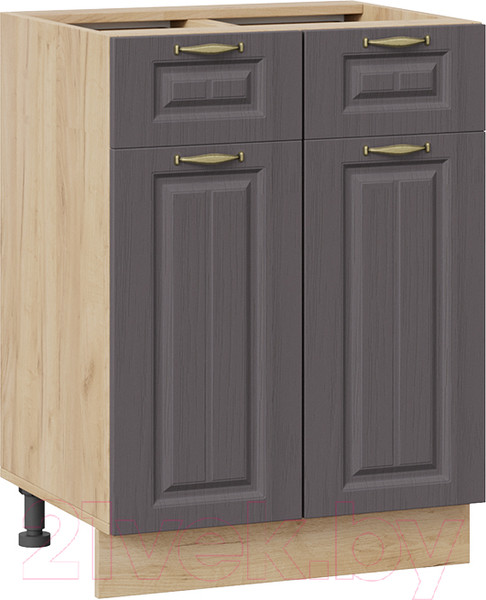 Изображение товара Шкаф-стол кухонный ТриЯ Лина 1Н6Я1 (дуб крафт золотой/графит)