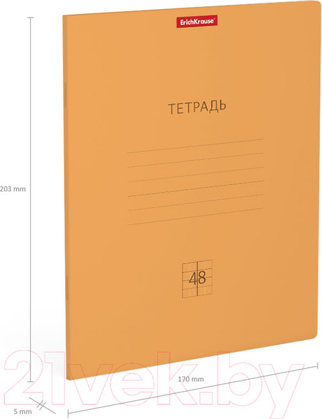 Изображение товара Тетрадь Erich Krause Классика. Neon / 56557 (48л, клетка)