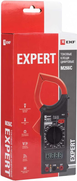 Изображение товара Клещи токоизмерительные EKF Expert In-180702-pc266C