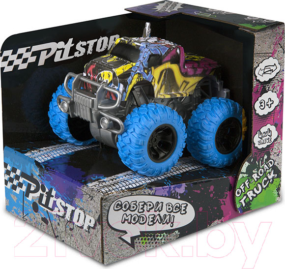 Изображение товара Автомобиль игрушечный Pit Stop Трак Граффити / PS-1818-10B-2