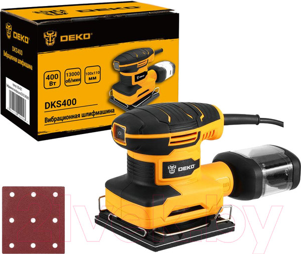 Изображение товара Вибрационная шлифовальная машина Deko DKS400 / 063-4321