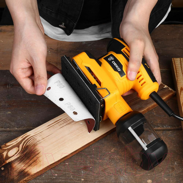 Изображение товара Вибрационная шлифовальная машина Deko DKS400 / 063-4321