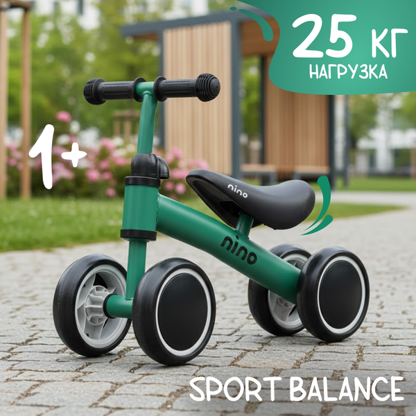 Изображение товара Беговел NINO Sport Balance (бирюзовый)