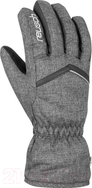 Изображение товара Перчатки лыжные Reusch Marisa / 6031150-7721 (р-р 6, Black/Black Melange)