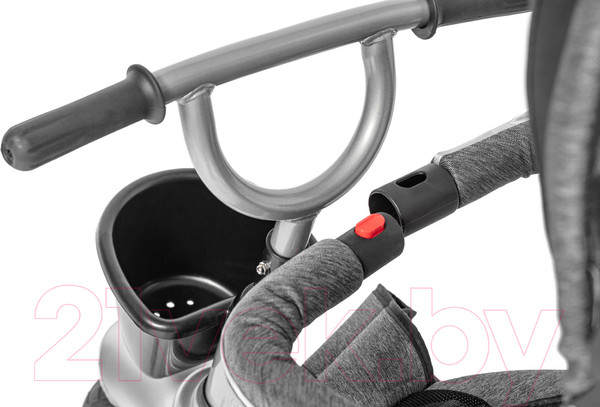 Изображение товара Трехколесный велосипед с ручкой NINO Lux (серый)