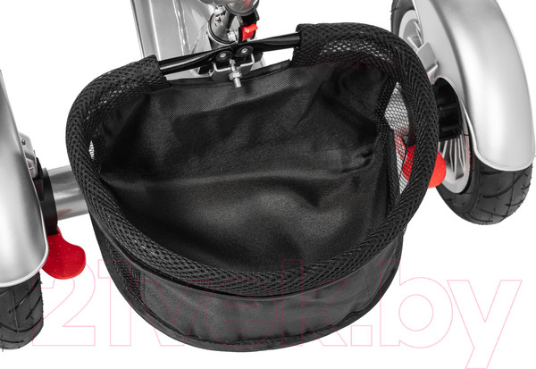 Изображение товара Трехколесный велосипед с ручкой NINO Lux (черный)