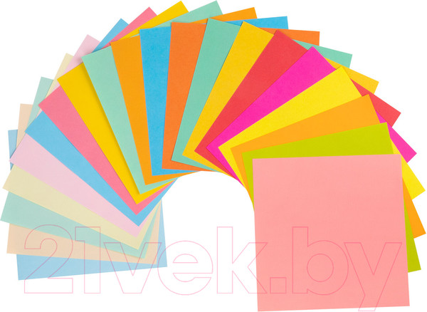 Изображение товара Набор цветной бумаги Остров Сокровищ 113717 (200л)