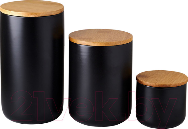 Изображение товара Набор емкостей для хранения No Brand CD005КЧ (черный)