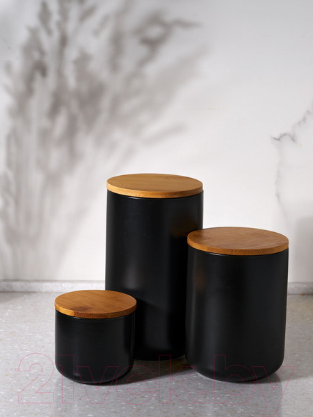 Изображение товара Набор емкостей для хранения No Brand CD005КЧ (черный)