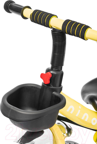 Изображение товара Трехколесный велосипед с ручкой NINO Comfort Plus (желтый)