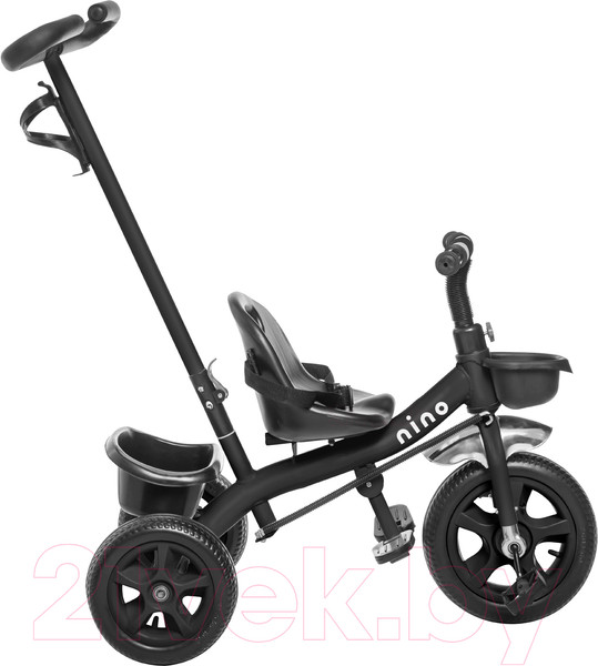 Изображение товара Трехколесный велосипед с ручкой NINO Comfort Plus (черный)