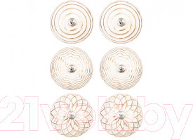 Изображение товара Набор шаров новогодних Elan Gallery Винтажные / 970088 (шампань с эффектом старины)