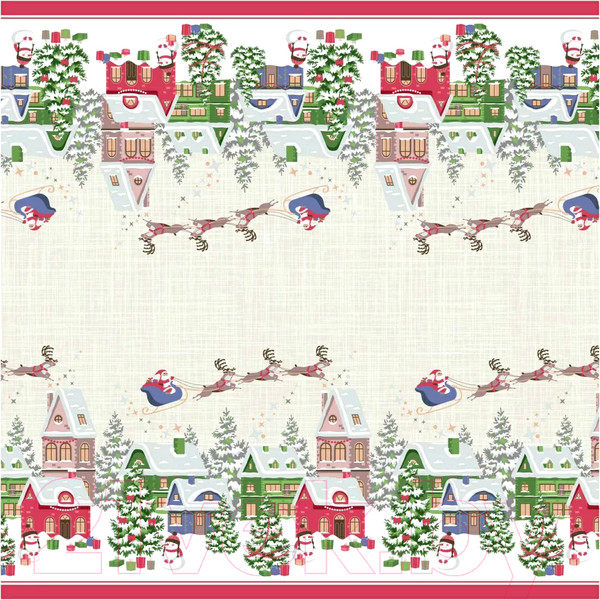 Изображение товара Скатерть Самойловский текстиль Самойловский текстиль. Рождественские каникулы 144x144 (61 СТ)