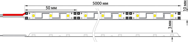 Изображение товара Светодиодная лента Rexant 141-496 (белый)
