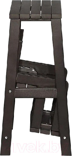 Изображение товара Табурет-лестница Мебелик Табурет-стремянка (венге)