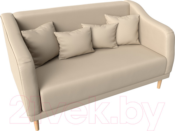 Изображение товара Диван Лига Диванов Киото (экокожа бежевый)