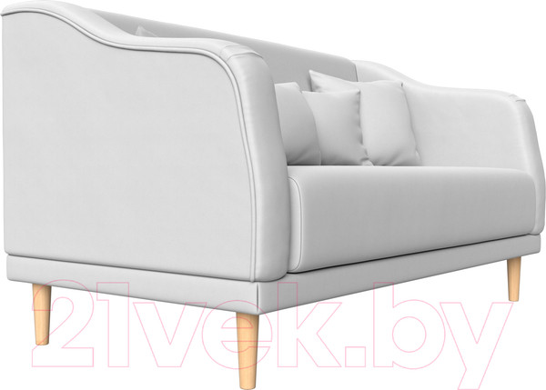 Изображение товара Диван Лига Диванов Киото (экокожа белый)