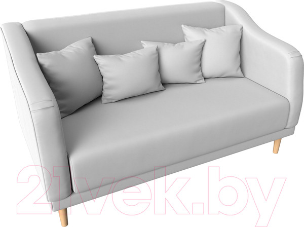 Изображение товара Диван Лига Диванов Киото (экокожа белый)