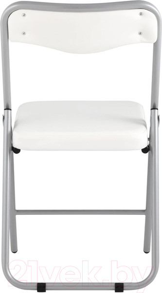 Изображение товара Стул Stool Group Джонни (экокожа белый/металлик)