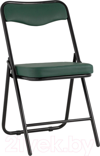 Изображение товара Стул Stool Group Джонни (экокожа зеленый/черный матовый)