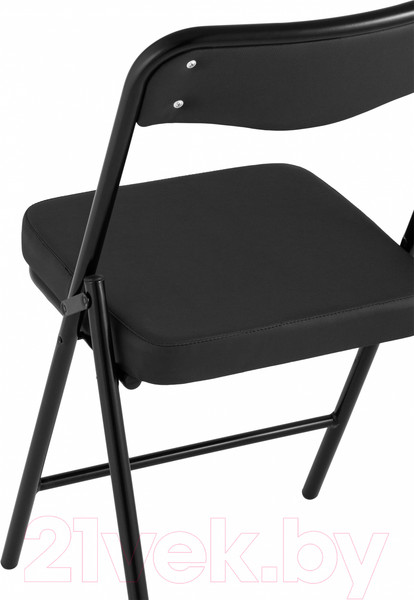 Изображение товара Стул офисный Stool Group Джонни (экокожа черный/черный матовый)