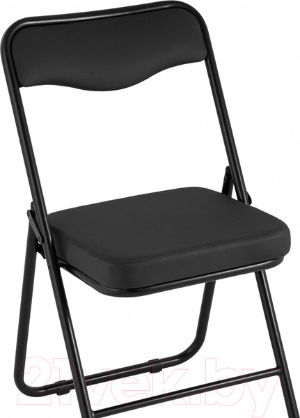 Изображение товара Стул офисный Stool Group Джонни (экокожа черный/черный матовый)