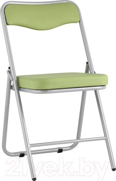 Изображение товара Стул Stool Group Джонни (экокожа салатовый/металлик)