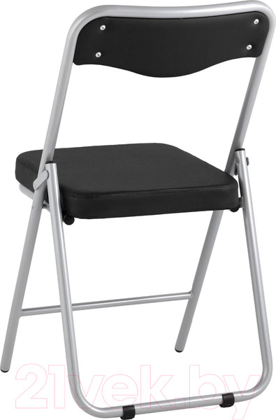 Изображение товара Стул Stool Group Джонни (экокожа черный/металлик)