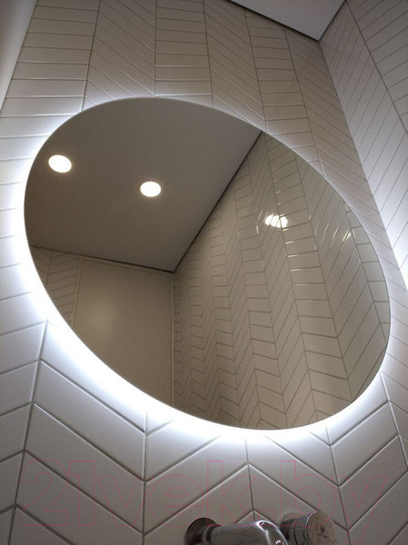 Изображение товара Зеркало Пекам Ring Fly 90x90 / ringFly-90x90 (с подсветкой)