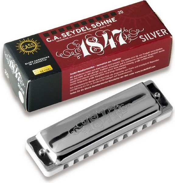 Изображение товара Губная гармошка Seydel Sohne 1847 Silver G / 16301G
