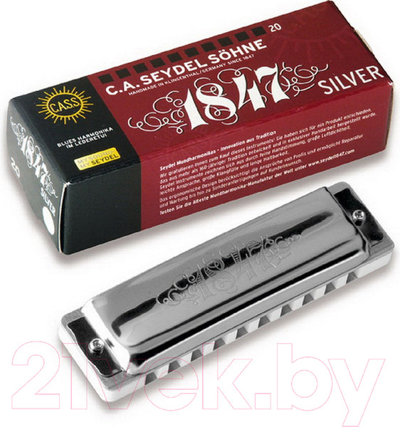 Изображение товара Губная гармошка Seydel Sohne 1847 Silver A / 16301A