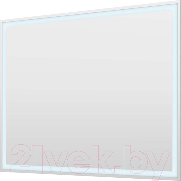 Изображение товара Зеркало Пекам Greta 80x65 / greta-80x65dpcl (с подсветкой, сенсором на взмах руки, подогревом и часами)