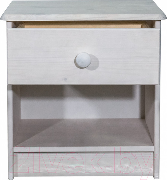 Изображение товара Прикроватная тумба Dipriz 1 ящик Д.1407.1 (белый воск)