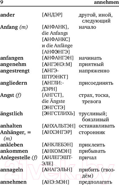 Изображение товара Словарь АСТ Немецко-русский. Русско-немецкий с произношением (Матвеев С.А.)