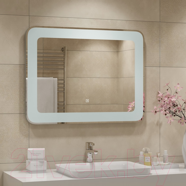 Изображение товара Зеркало Континент Velvette Led 80x70