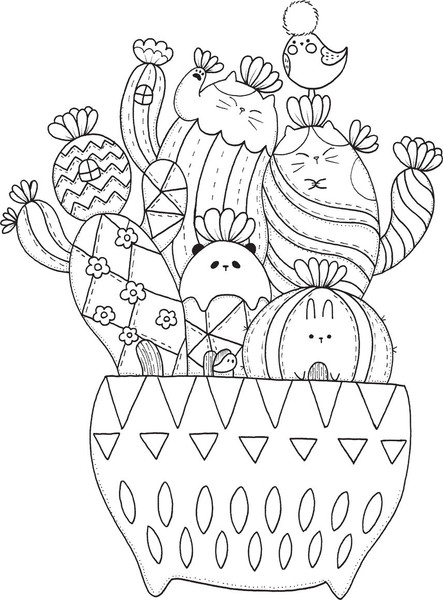 Изображение товара Раскраска-антистресс Эксмо Миллион милых животных (Майо Лулу)