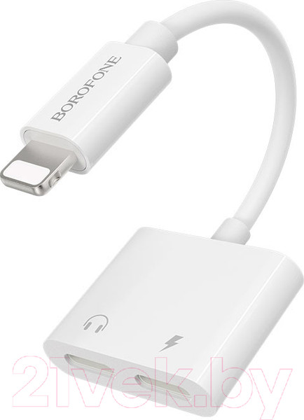 Изображение товара Сплиттер Borofone BV11 Lightning - Lightning (белый)