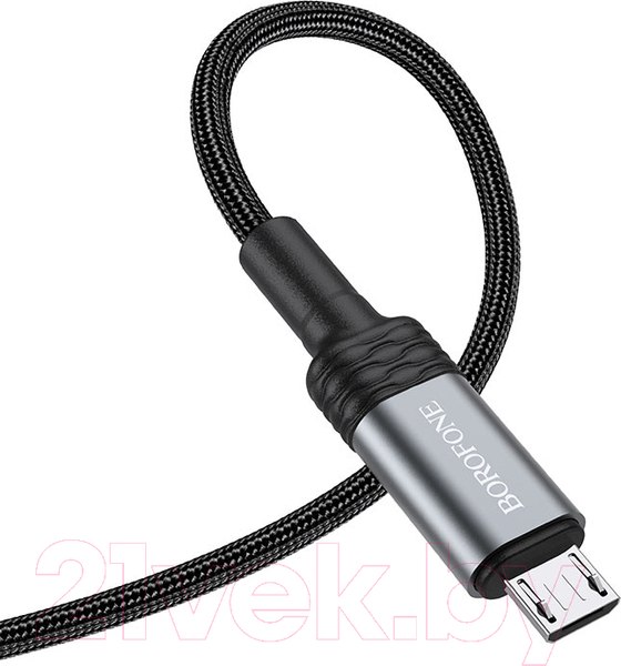 Изображение товара Кабель Borofone BU30 Micro (1.2м, черный)