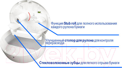 Изображение товара Диспенсер Tork 554008 (черный)