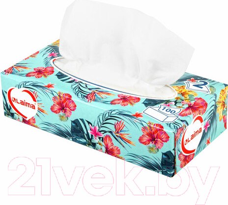 Изображение товара Бумажные салфетки Laima Everyday. Косметические / 113588 (100шт)