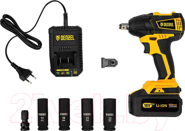 Изображение товара Аккумуляторный гайковерт Denzel CIW-IB-300 / 26501