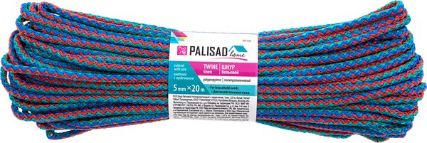 Изображение товара Шнур хозяйственный Palisad Бельевой 937135 (20м, цветной)